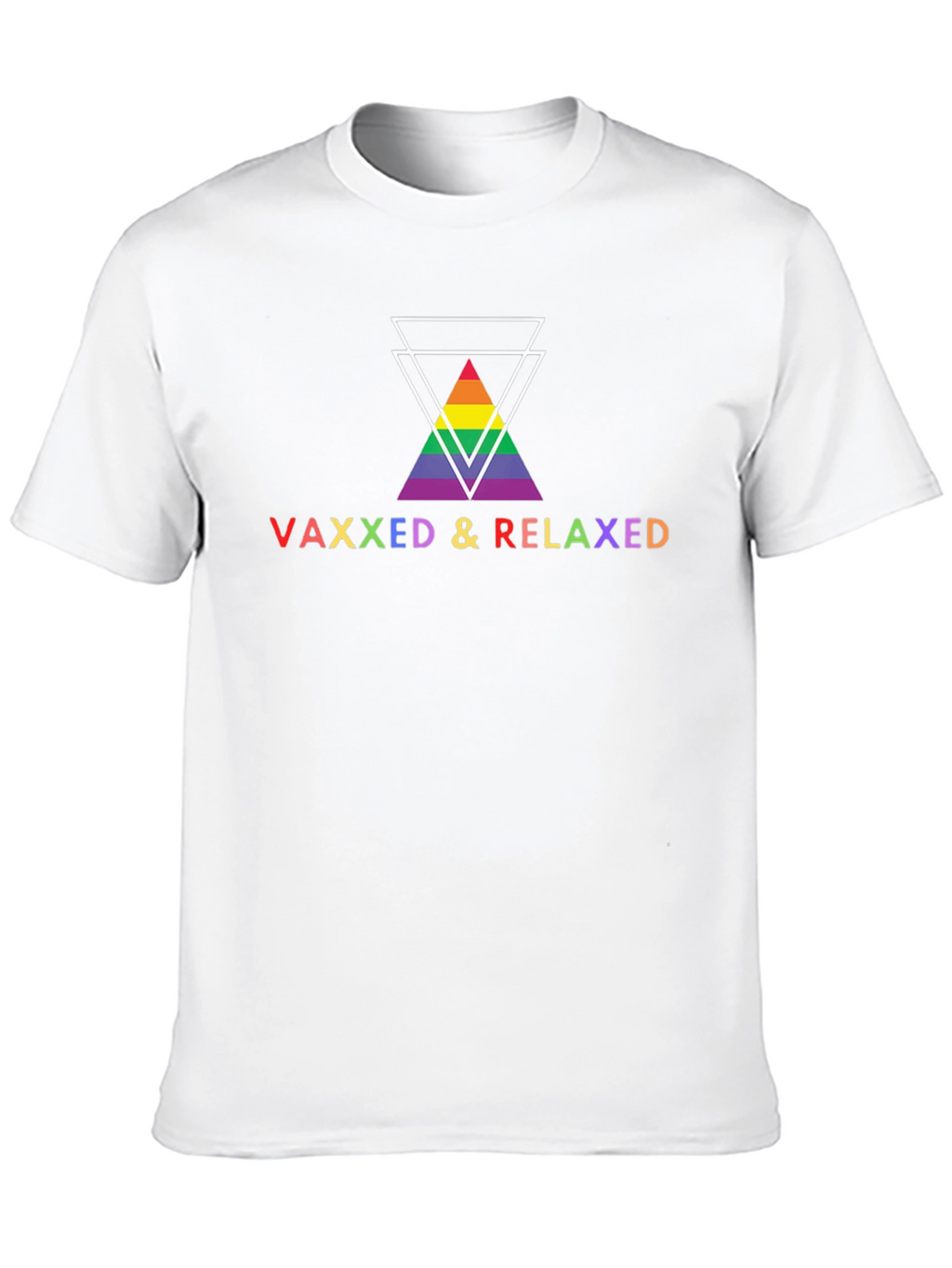 Vaxxed & Relaxed Pride Graphic Tee