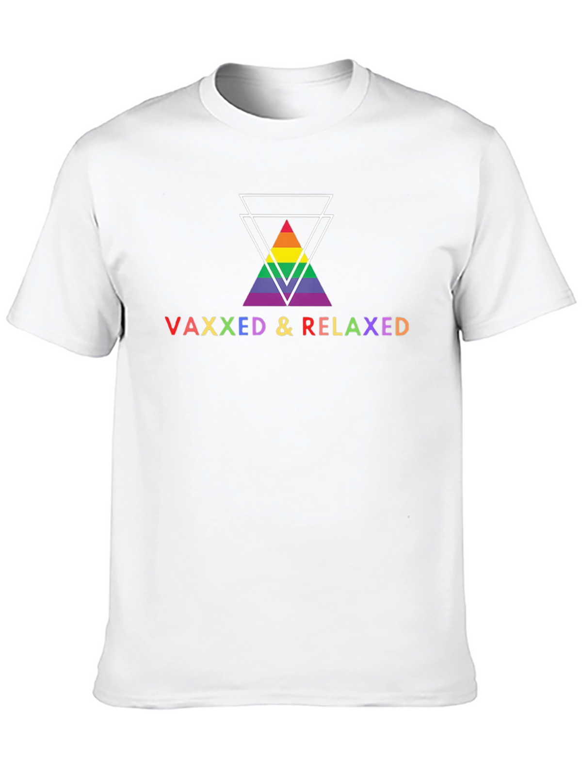 Vaxxed & Relaxed Pride Graphic Tee
