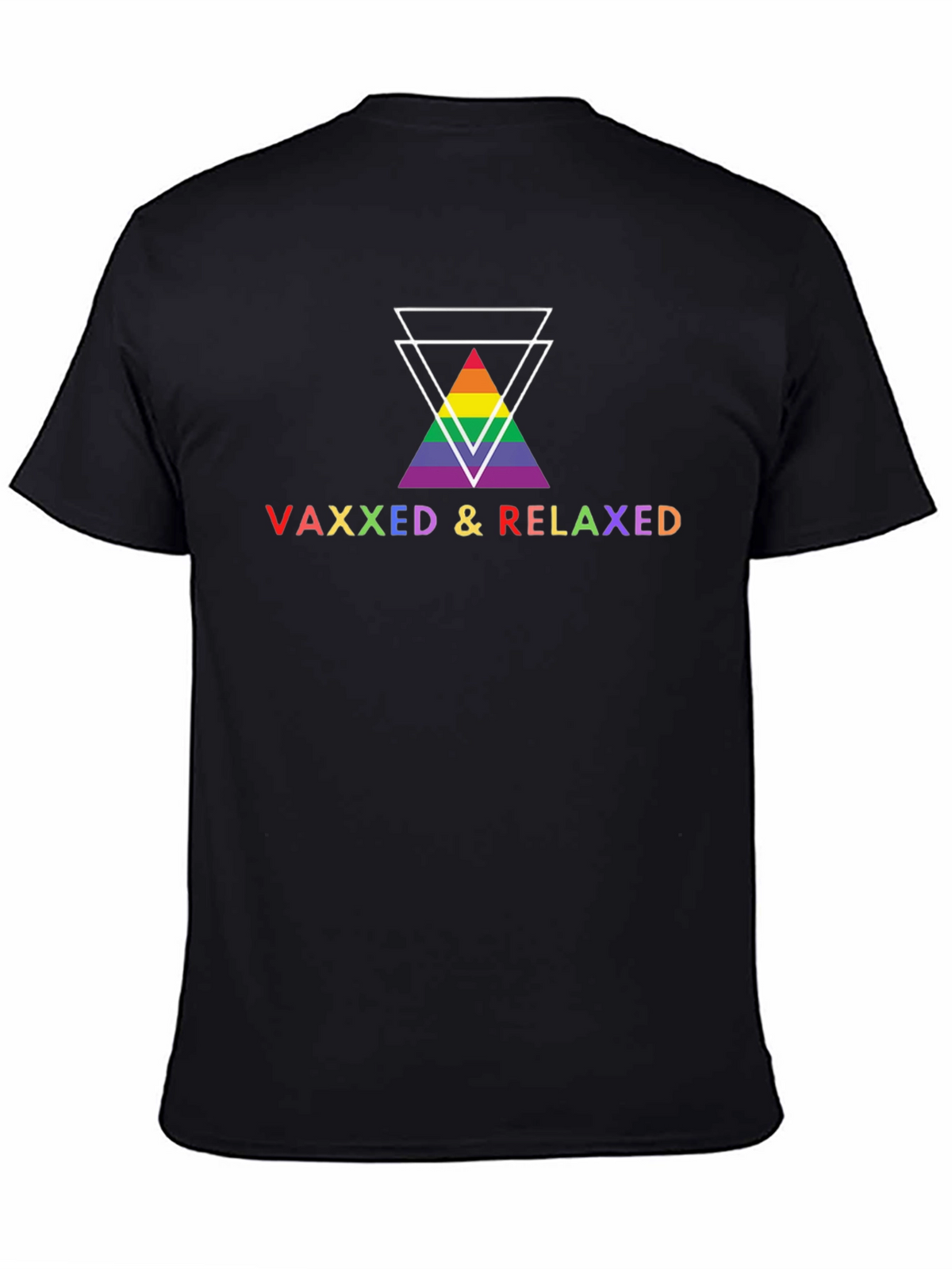 Vaxxed & Relaxed Pride Graphic Tee
