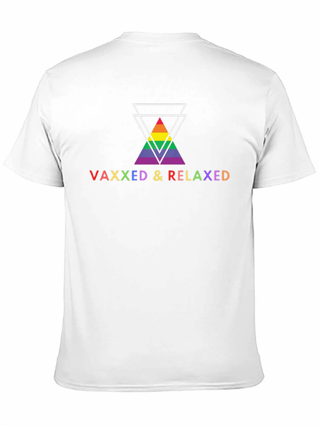 Vaxxed & Relaxed Pride Graphic Tee