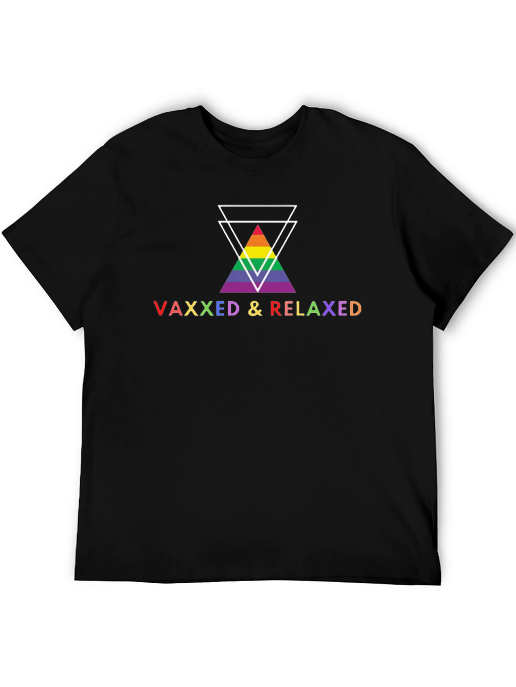 Vaxxed & Relaxed Pride Graphic Tee