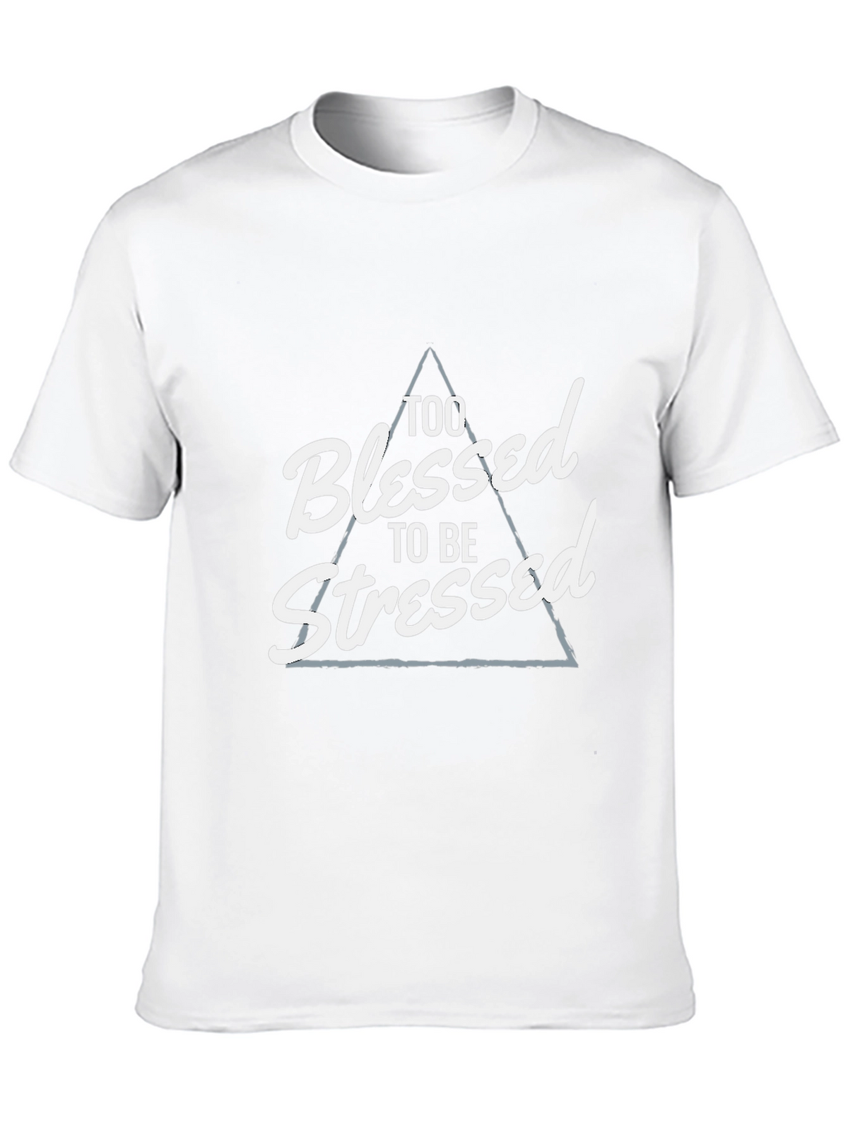 Blessed and Stressed Graphic Tee - Black