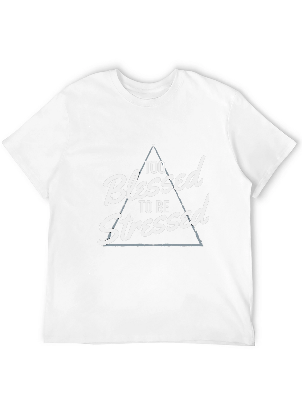 Blessed and Stressed Graphic Tee - Black