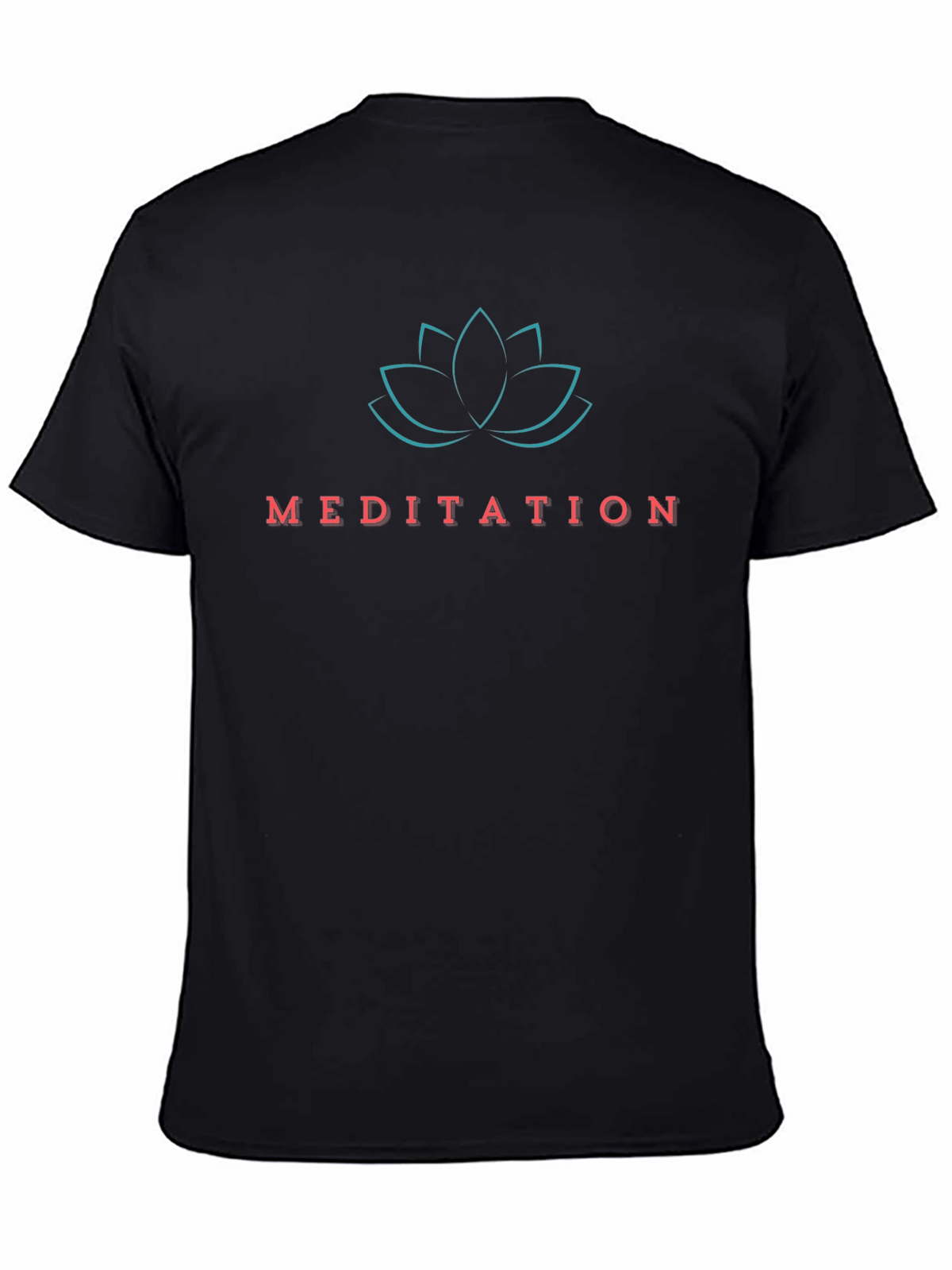 Meditation Lotus Graphic T-Shirt - Relax and Center