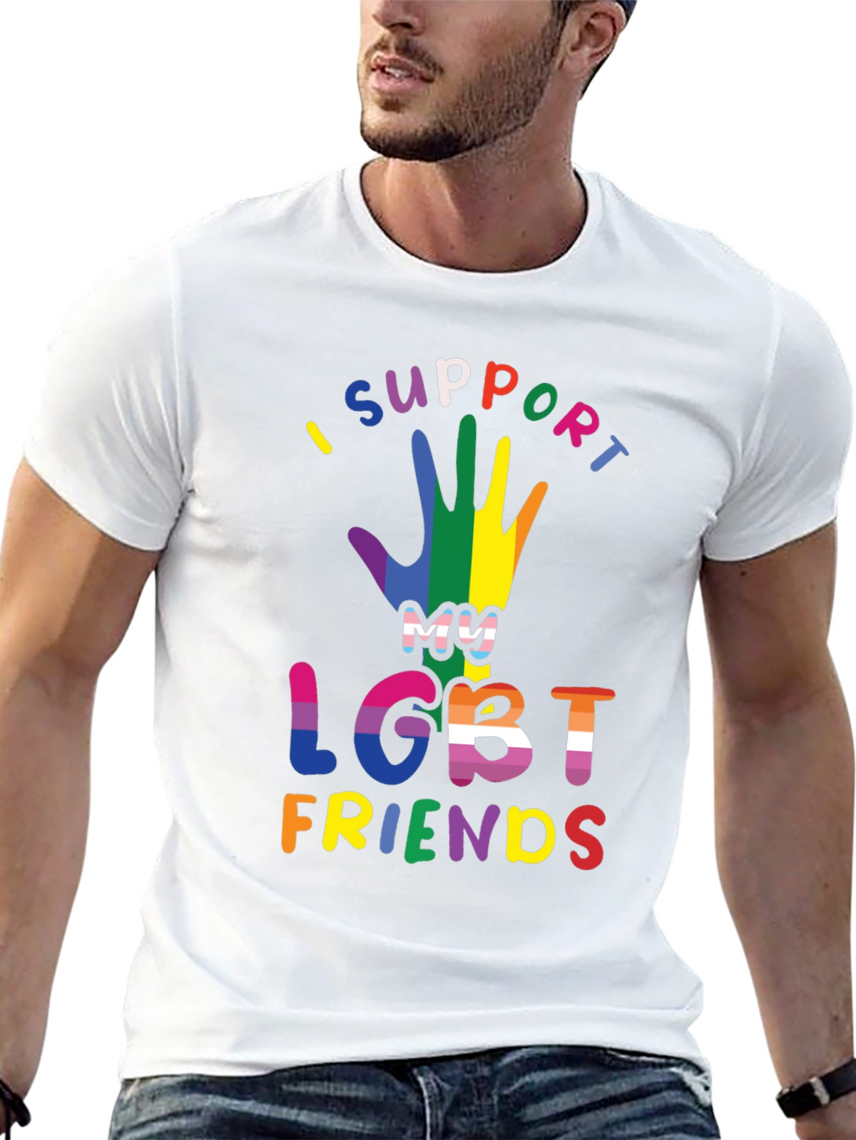 I Support My LGBT Friends T-Shirt