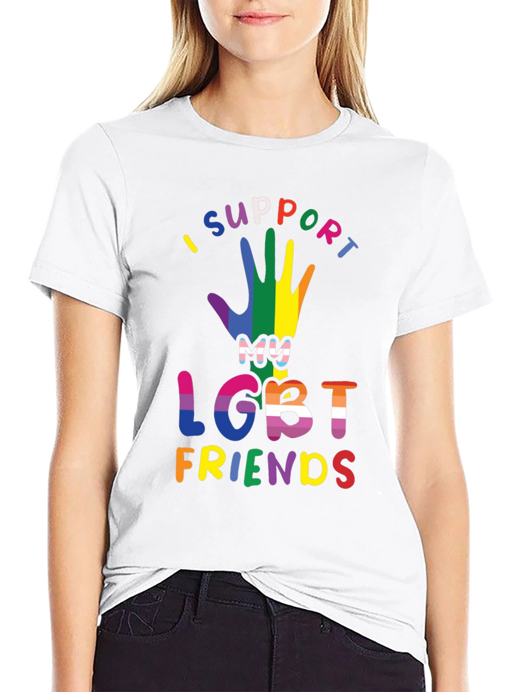 I Support My LGBT Friends T-Shirt