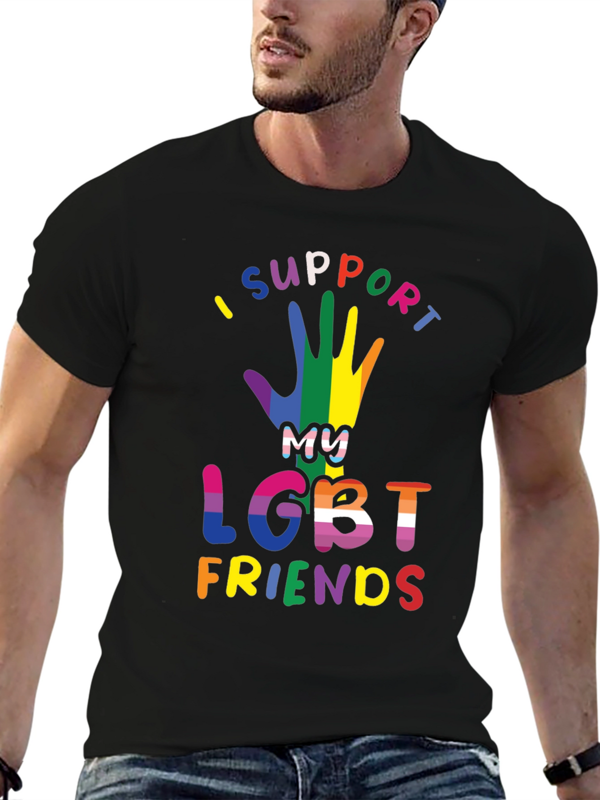 I Support My LGBT Friends T-Shirt