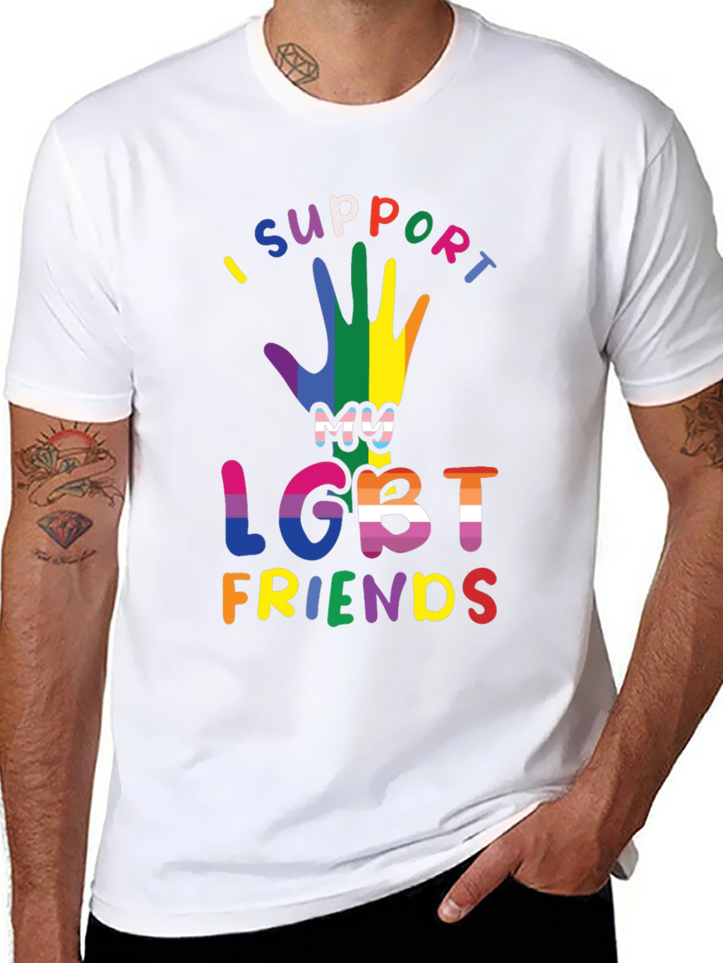 I Support My LGBT Friends T-Shirt