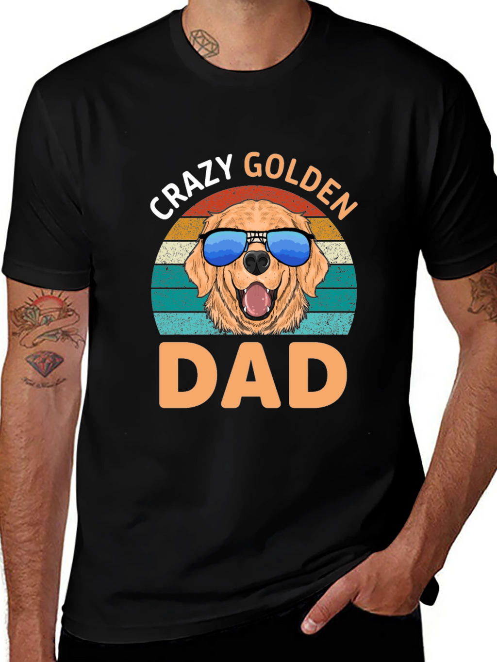 Crazy Golden Dad T-Shirt