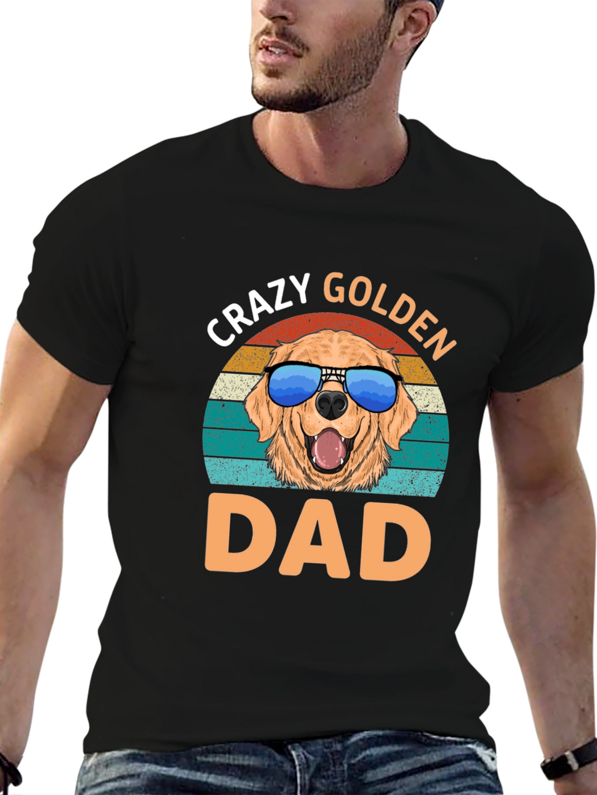 Crazy Golden Dad T-Shirt