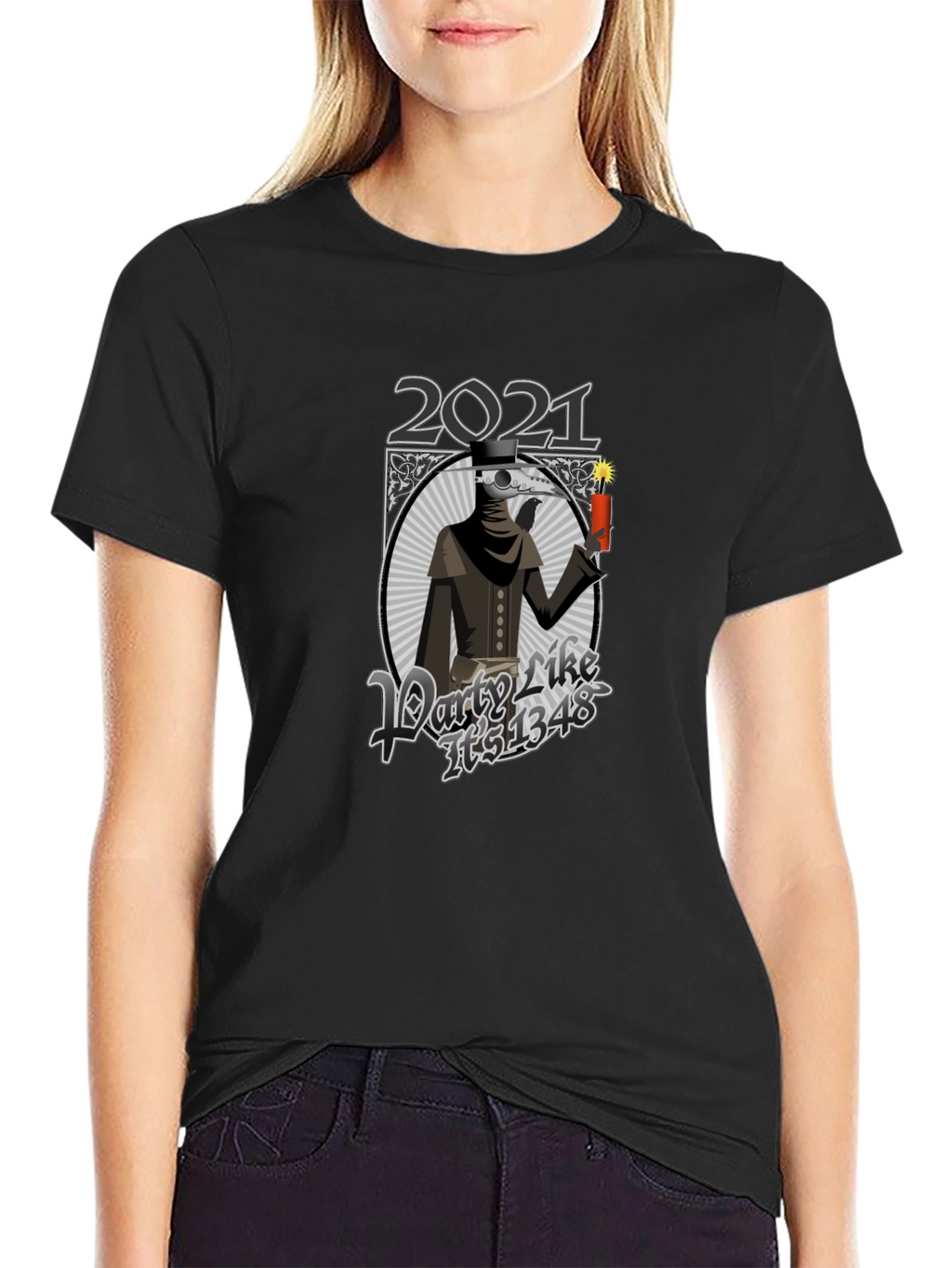 2021 Party Like Its 1348 Black T-Shirt