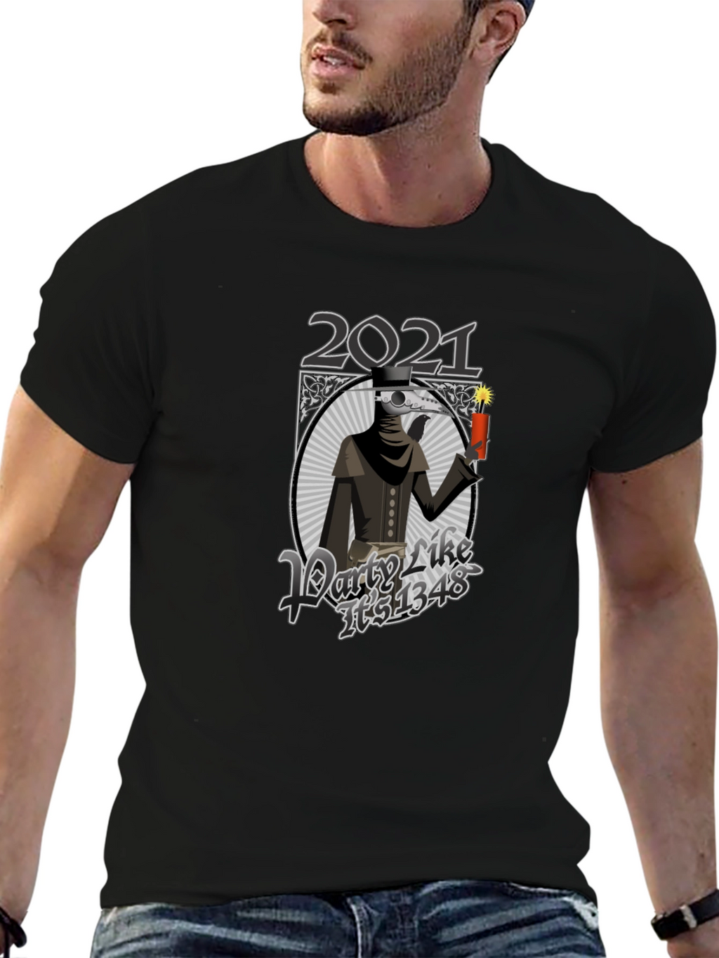 2021 Party Like Its 1348 Black T-Shirt