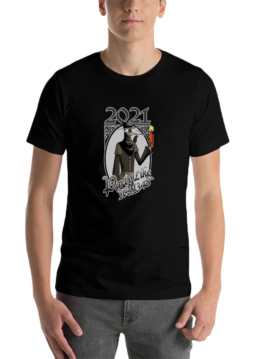 2021 Party Like Its 1348 Black T-Shirt