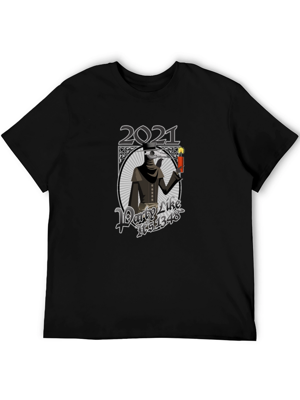 2021 Party Like Its 1348 Black T-Shirt