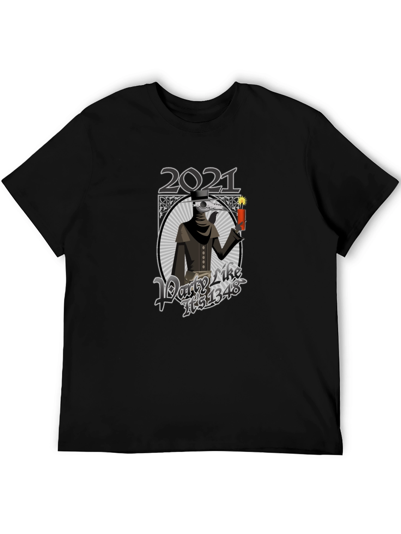 2021 Party Like Its 1348 Black T-Shirt