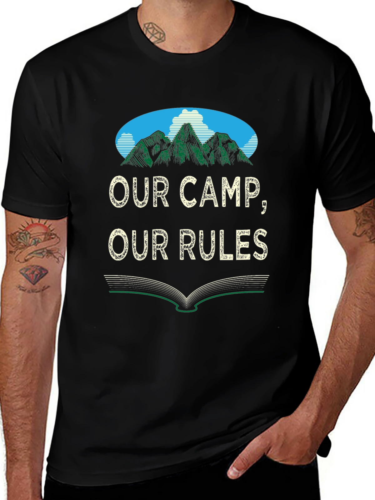 Our Camp Our Rules Graphic Tee