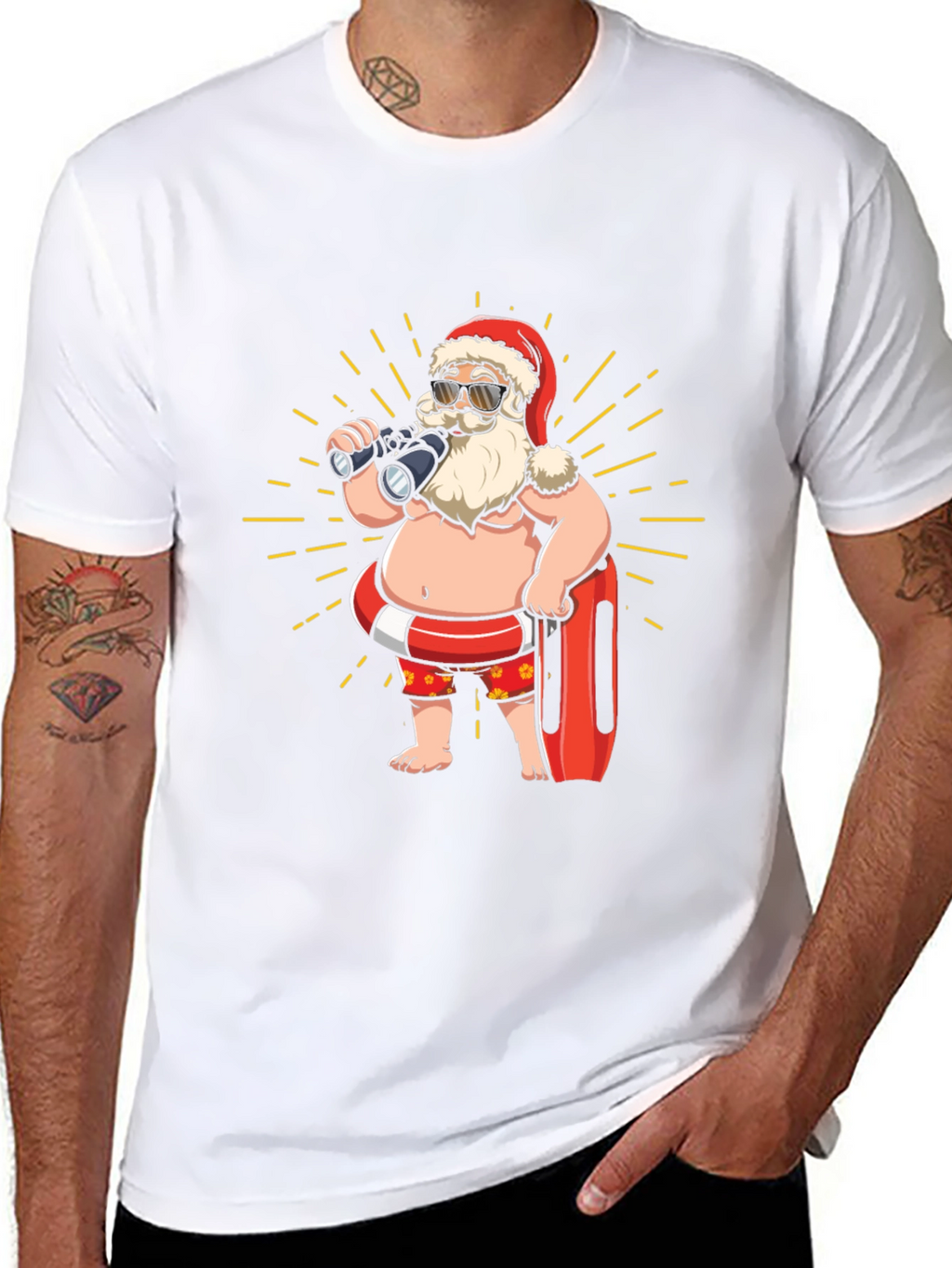 Lifeguard Santa T-Shirt