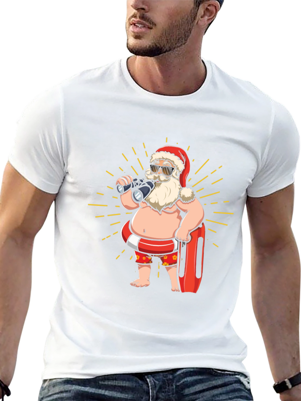 Lifeguard Santa T-Shirt