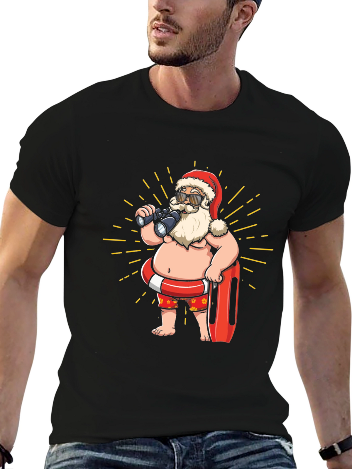 Lifeguard Santa T-Shirt