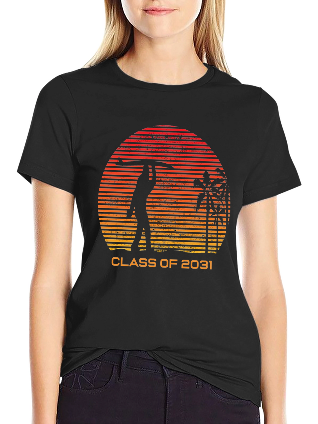 Class of 2031 Retro Surfer T-Shirt