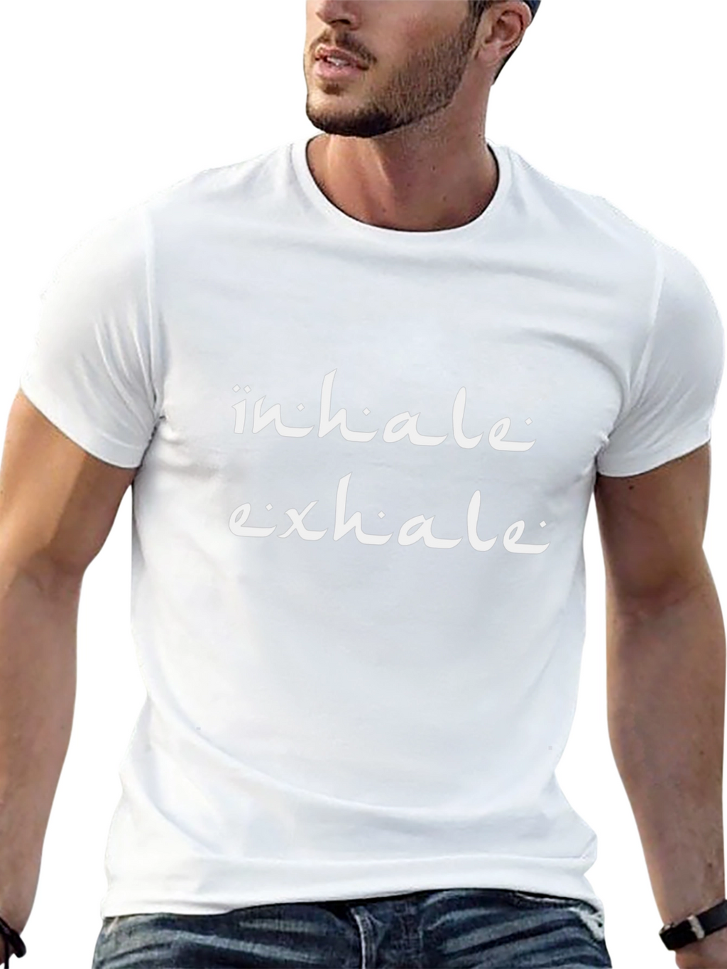 Inhale Exhale Graphic Tee - Relaxed Fit