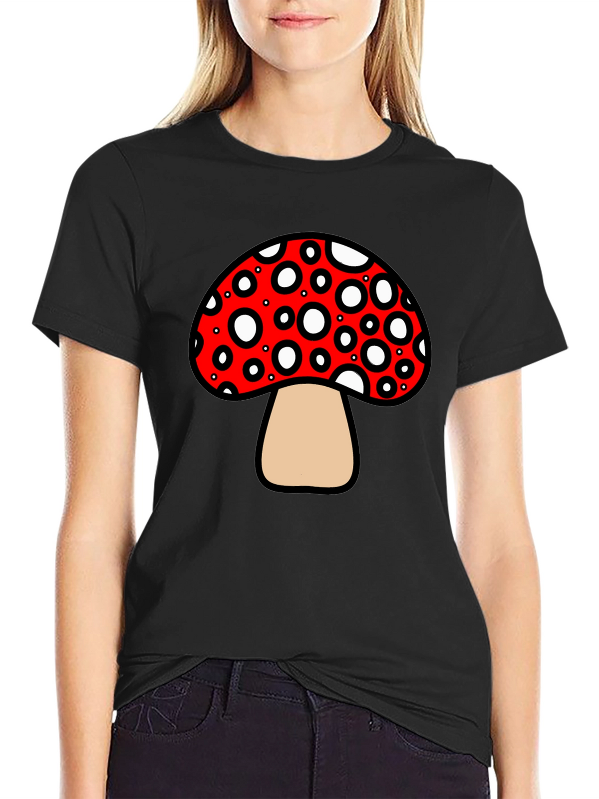 Mushroom Graphic Tee - Funky and Fun