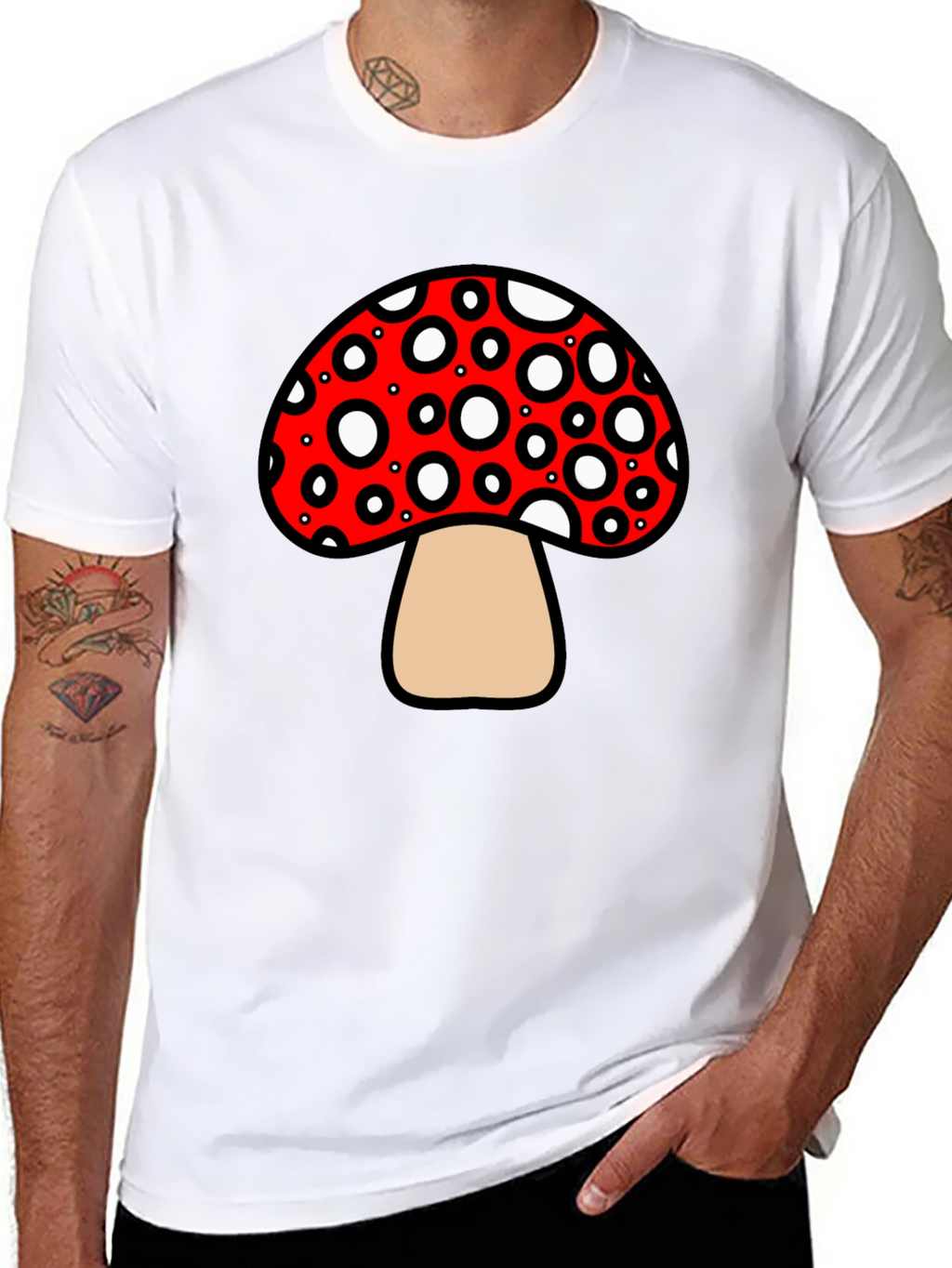 Mushroom Graphic Tee - Funky and Fun