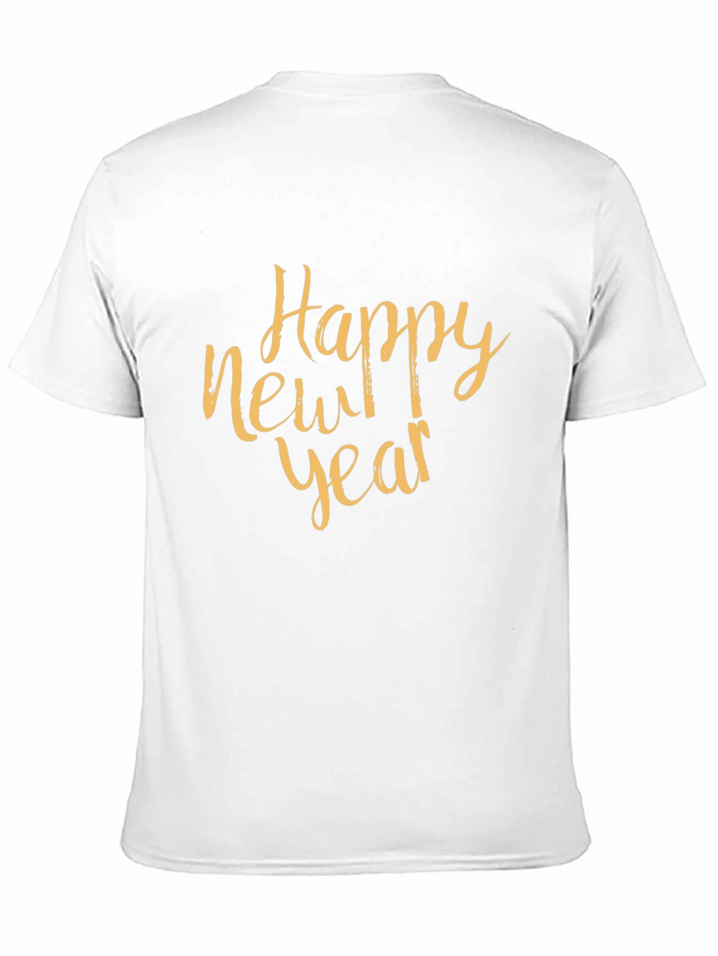 Happy New Year Black Crewneck T-Shirt