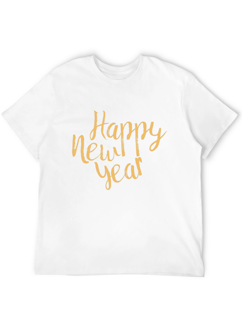 Happy New Year Black Crewneck T-Shirt