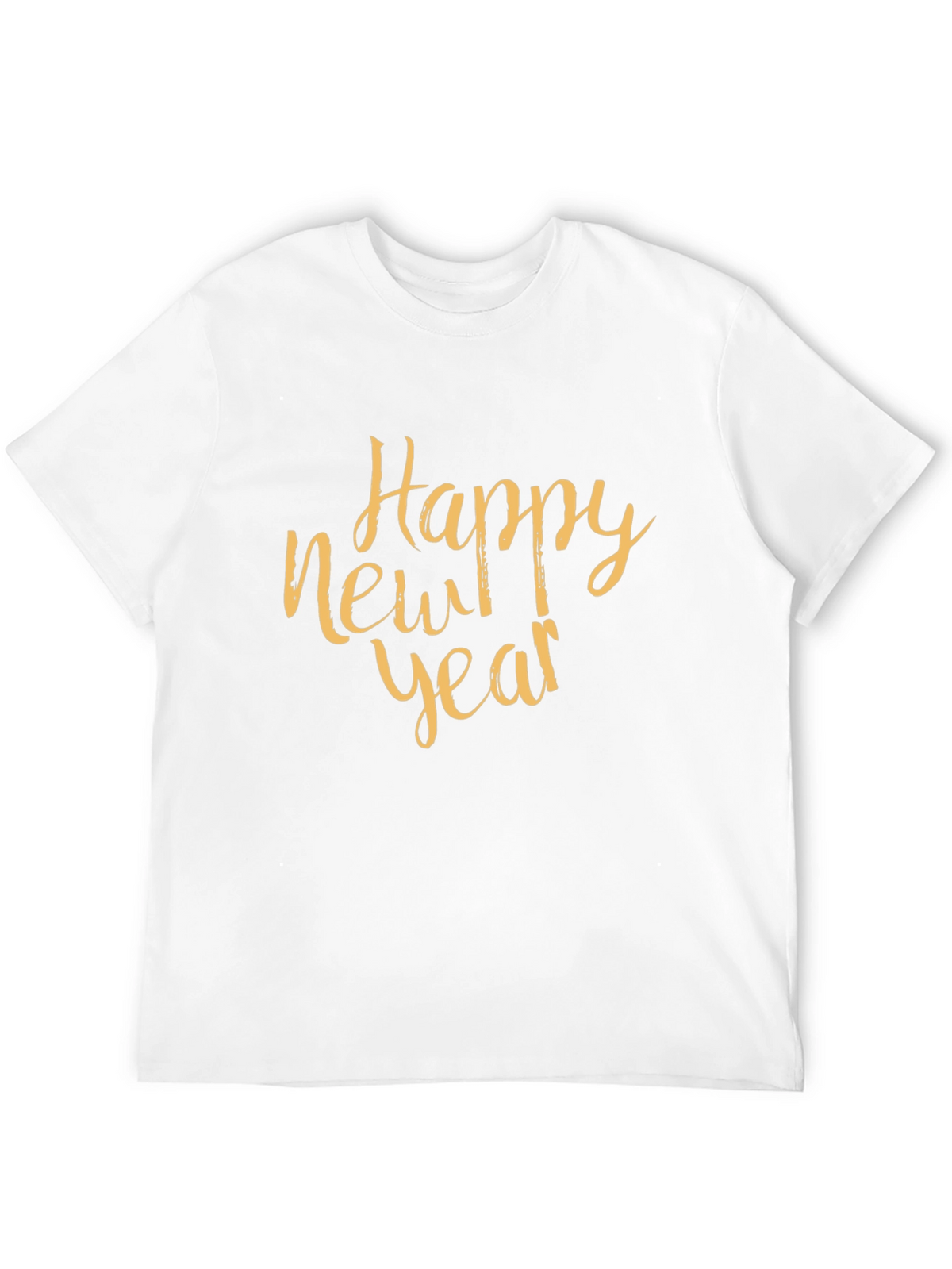 Happy New Year Black Crewneck T-Shirt