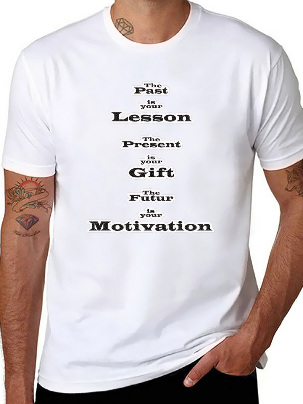 Past Lesson Present Gift Future Motivation T-Shirt