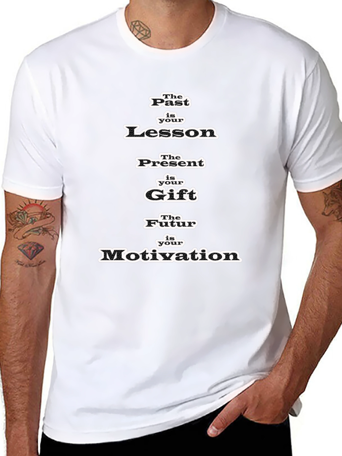 Past Lesson Present Gift Future Motivation T-Shirt