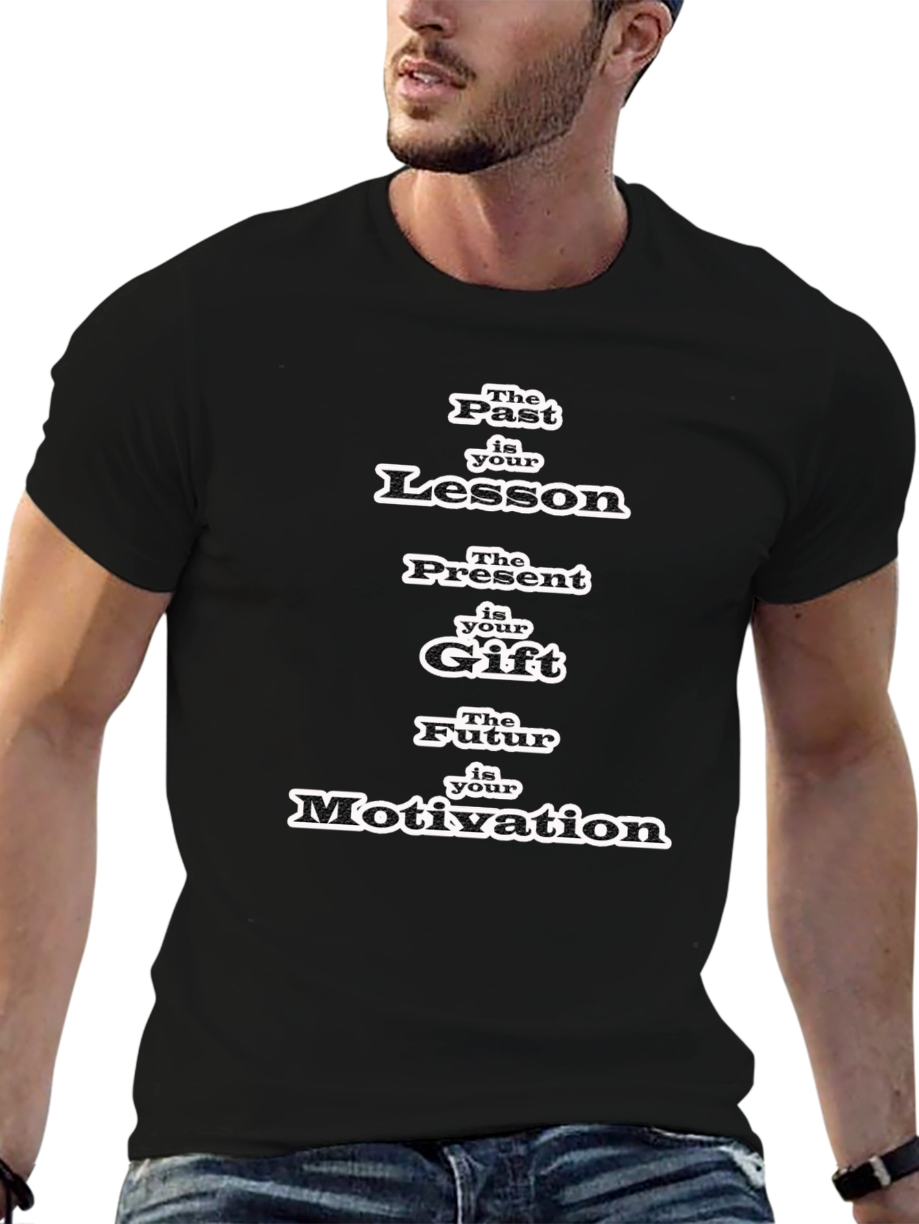 Past Lesson Present Gift Future Motivation T-Shirt