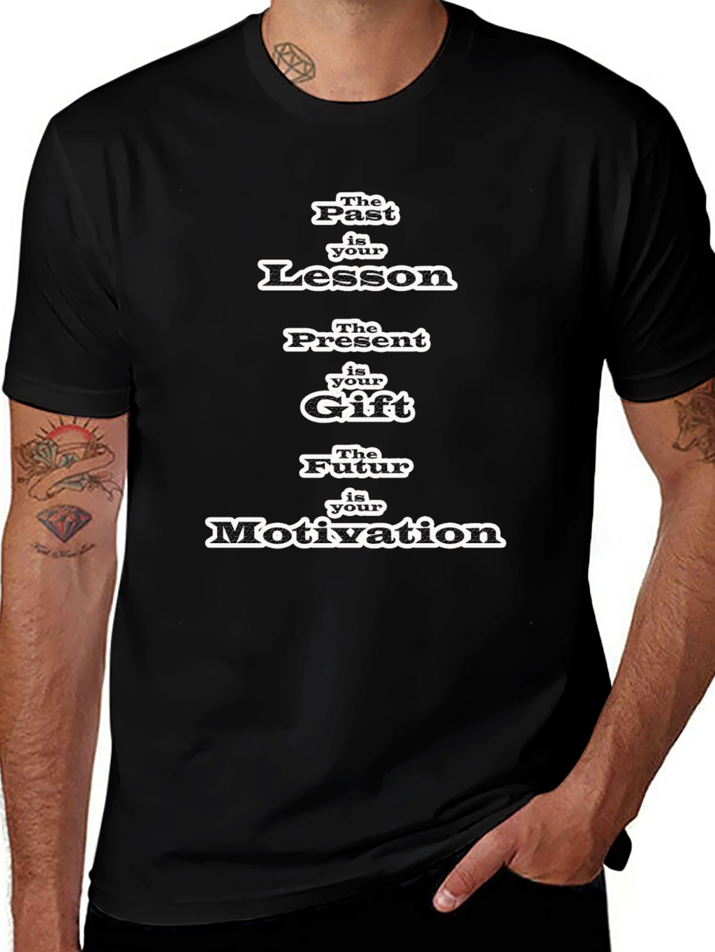 Past Lesson Present Gift Future Motivation T-Shirt