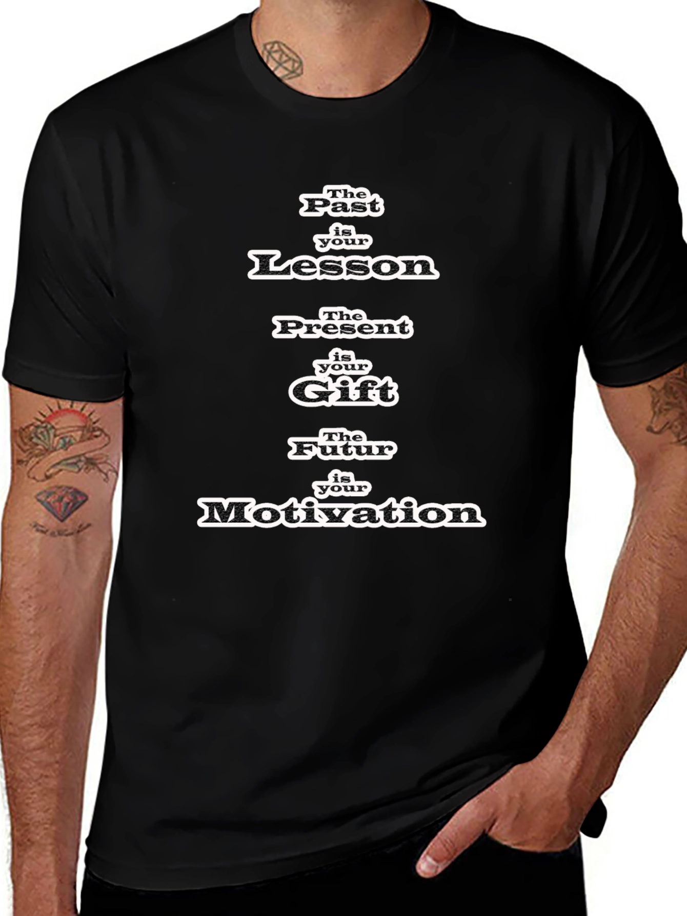 Past Lesson Present Gift Future Motivation T-Shirt
