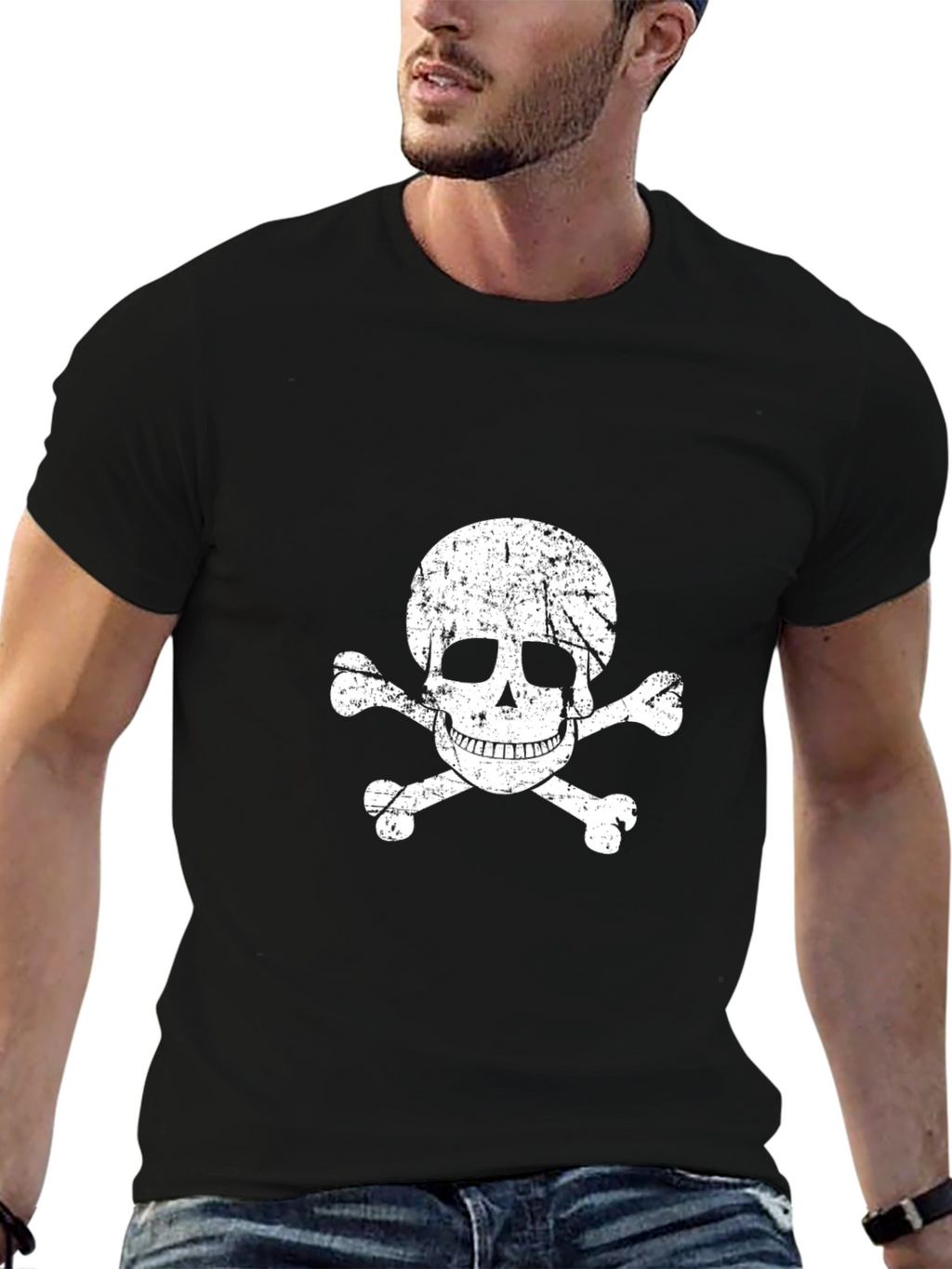 Skull & Crossbones Black T-Shirt