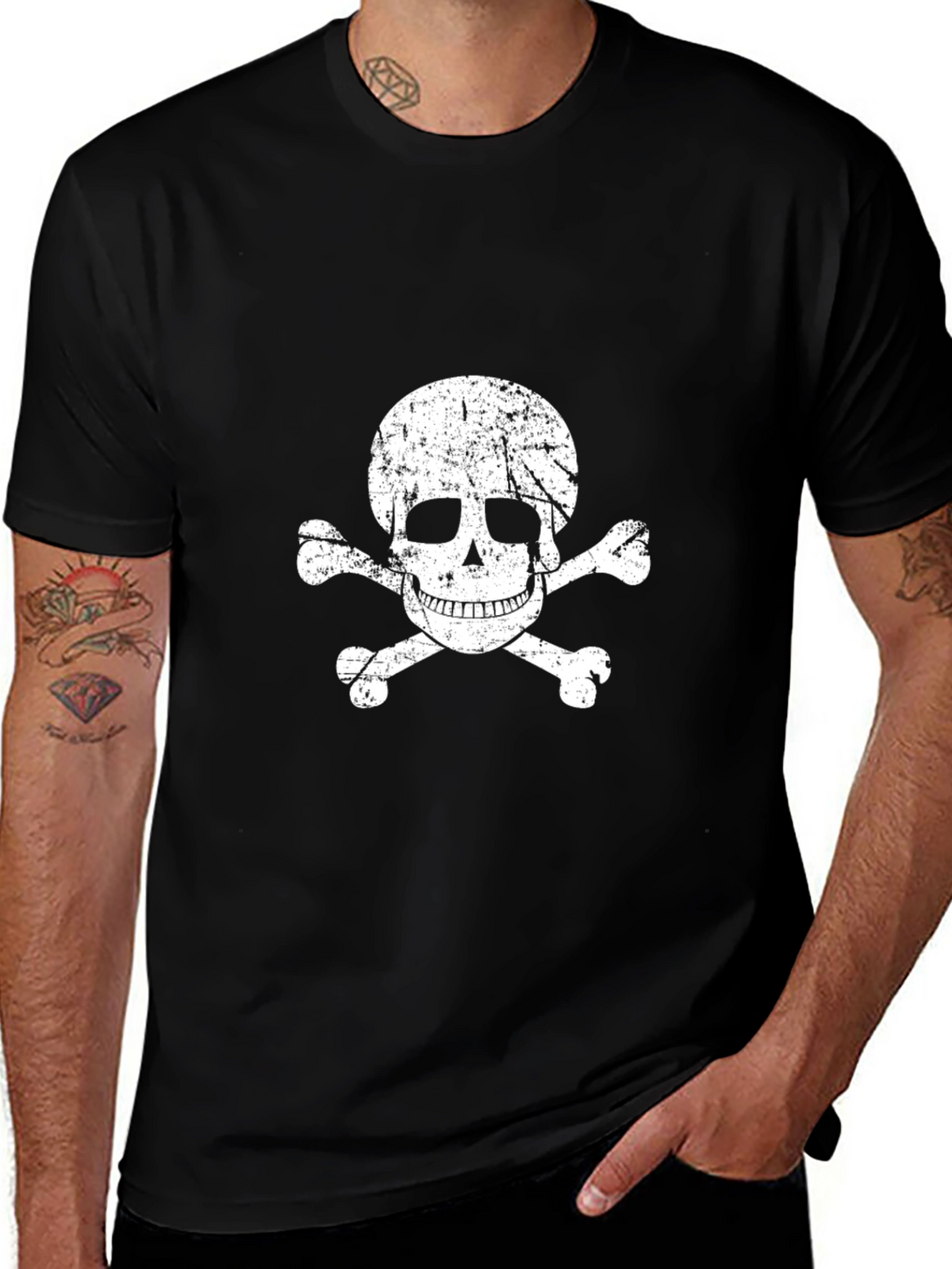 Skull & Crossbones Black T-Shirt