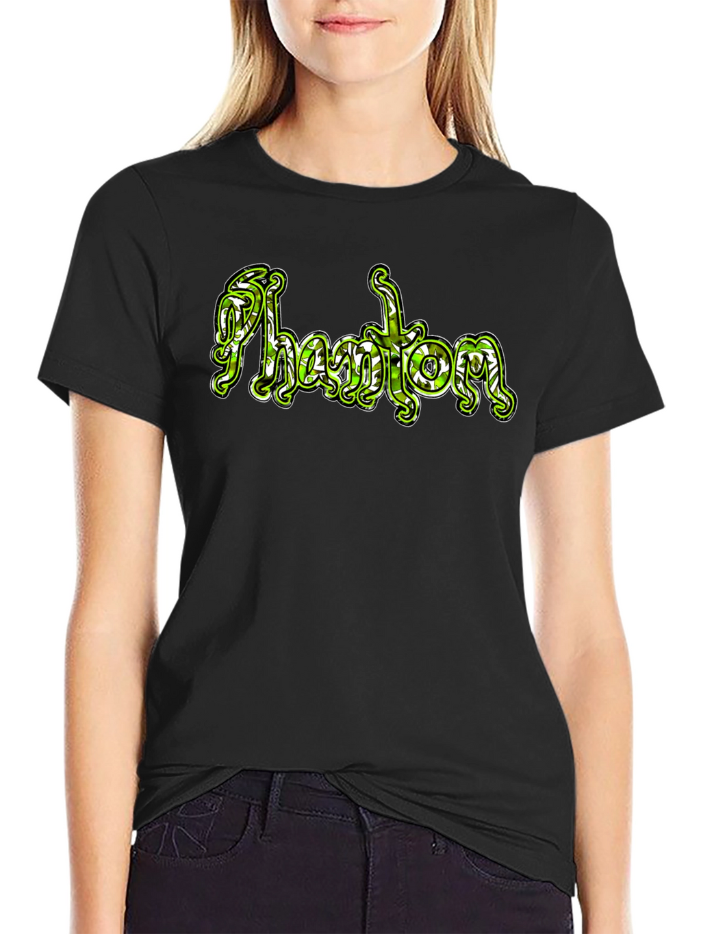 Phantom Graphic Black T-Shirt