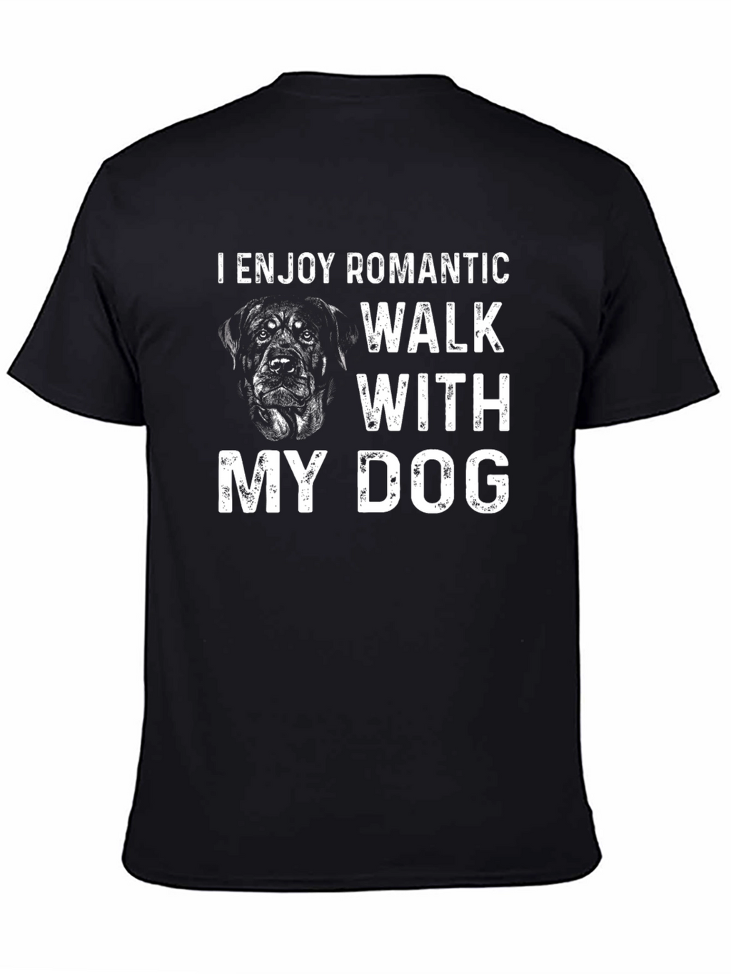 Romantic Dog Walk T-Shirt