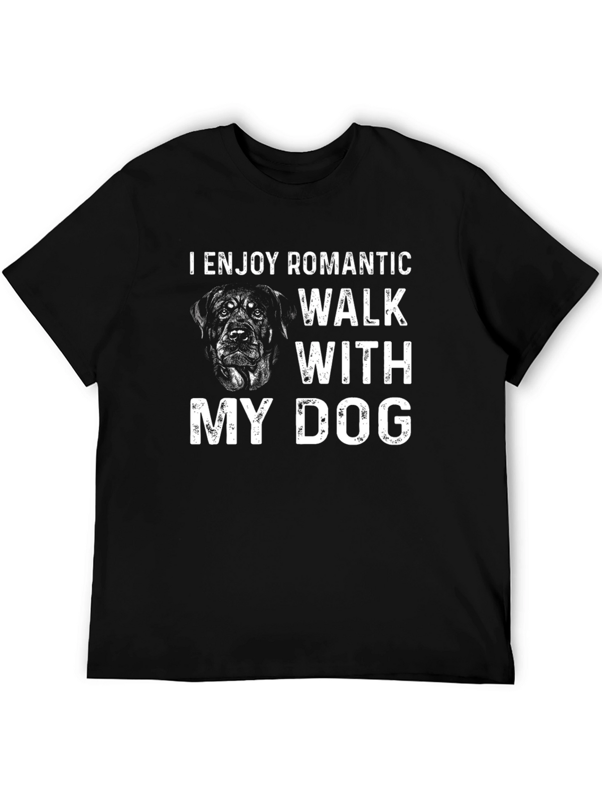 Romantic Dog Walk T-Shirt