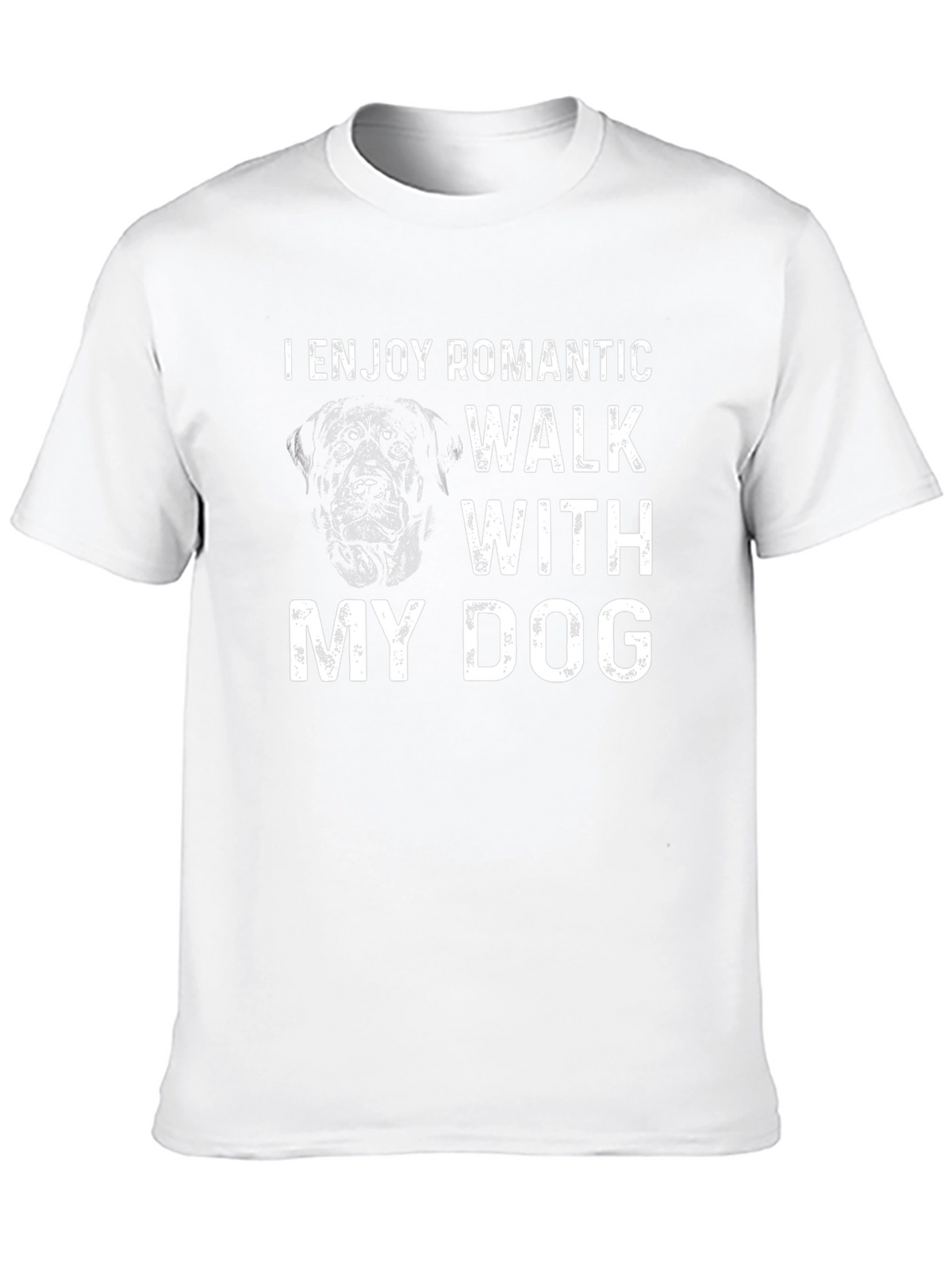 Romantic Dog Walk T-Shirt