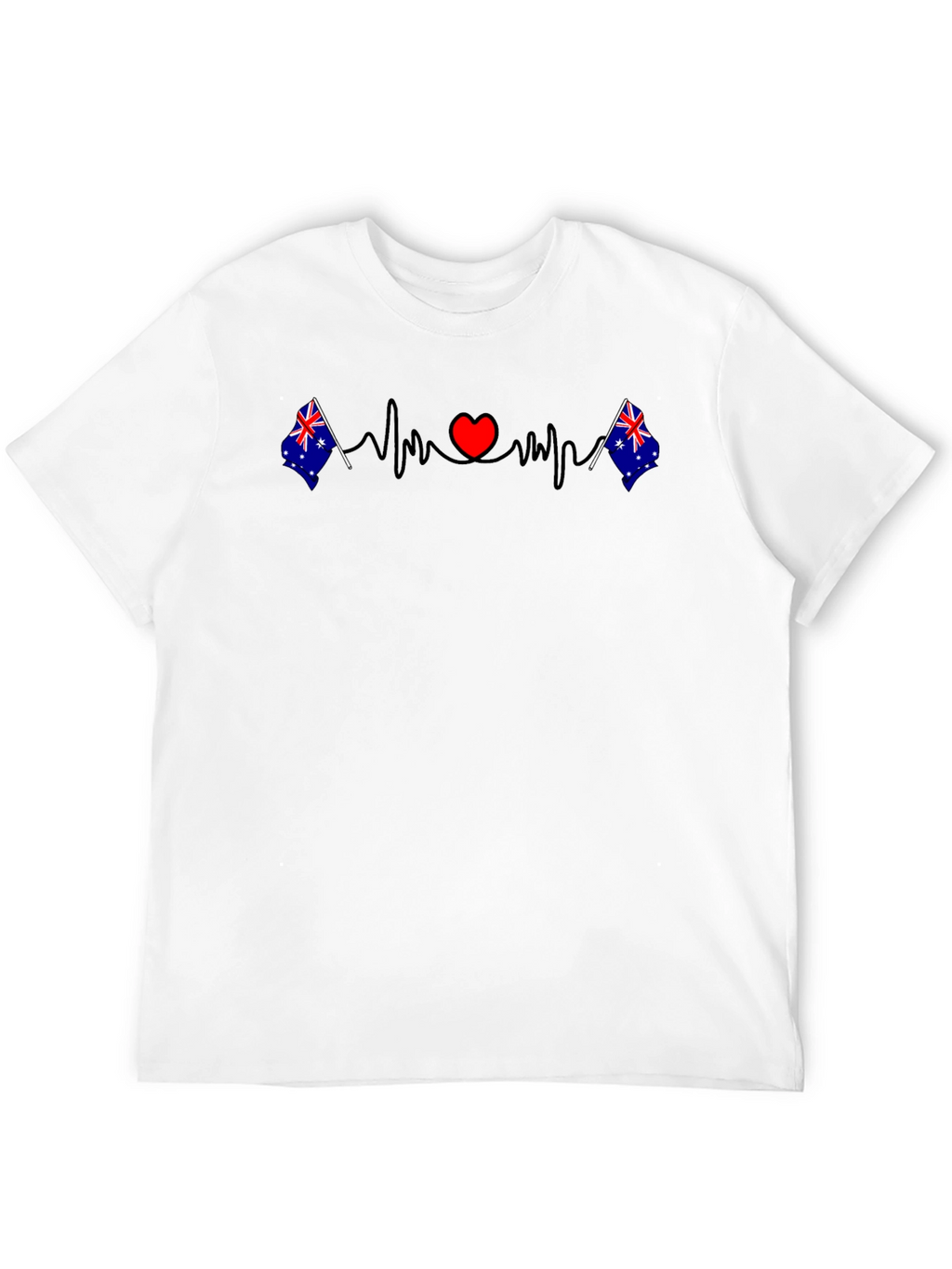 Australia Love Heartbeat T-Shirt