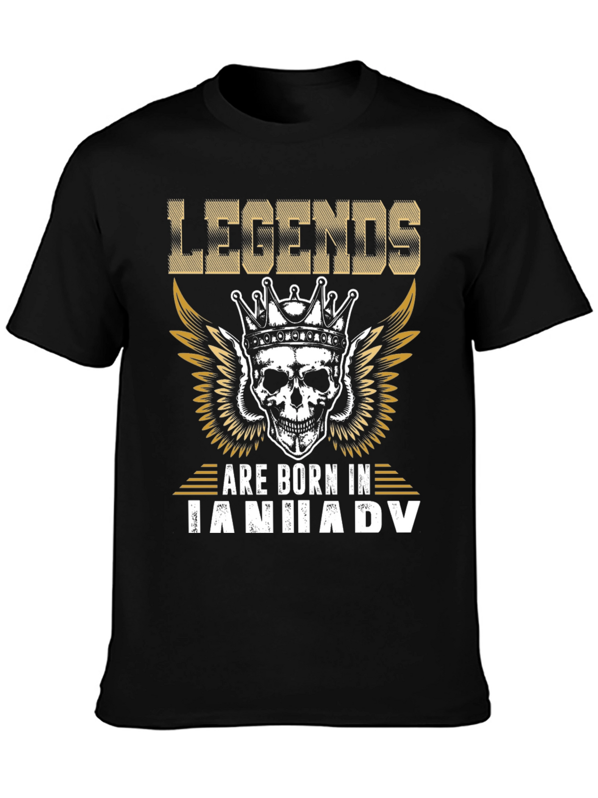 Legends Are Born In January Graphic T-Shirt