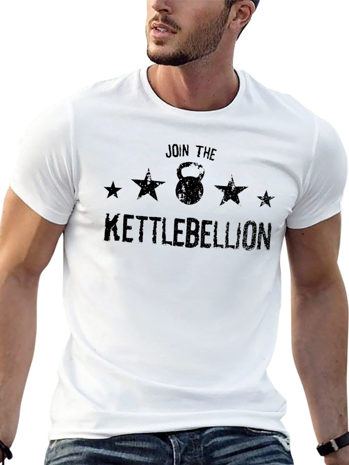 Join the Kettlebellion Black T-Shirt
