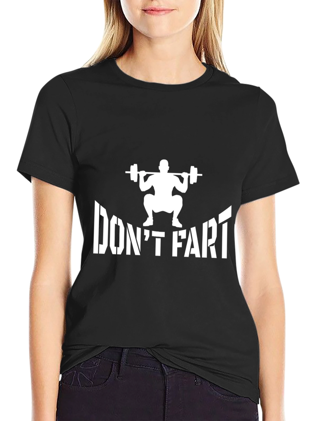 Dont Fart Squat Funny Gym T-Shirt