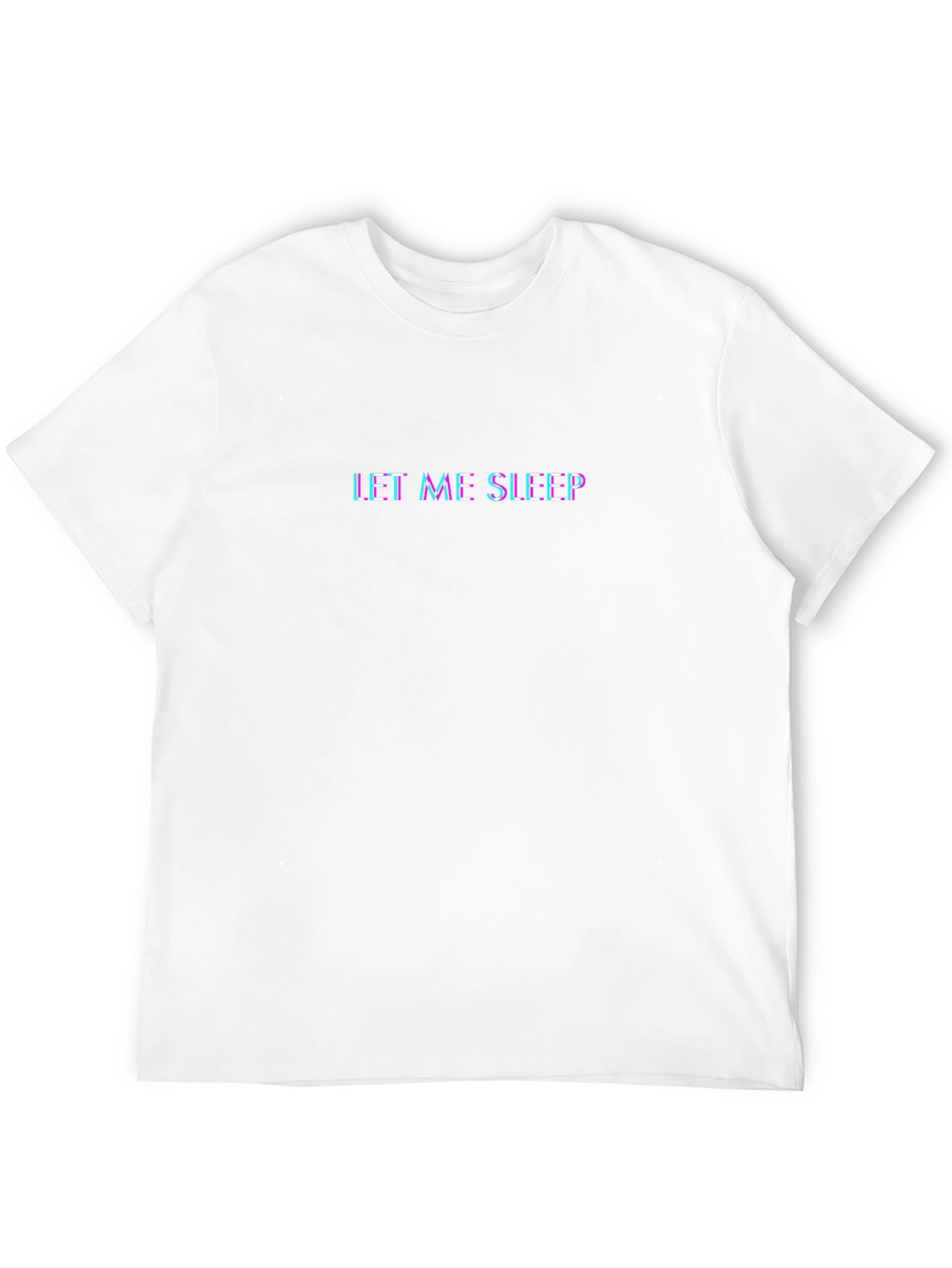Let Me Sleep Glitch Graphic Tee