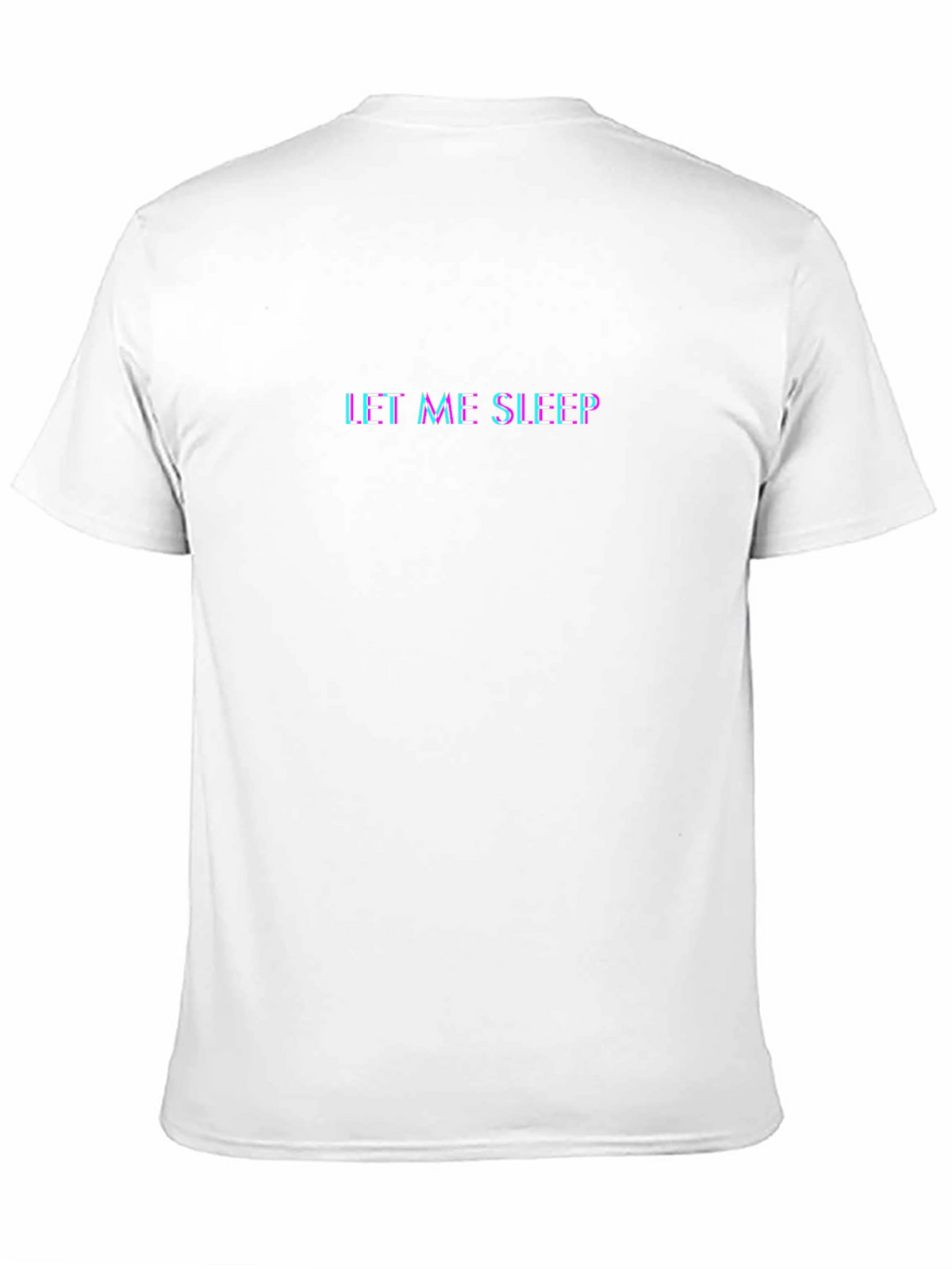 Let Me Sleep Glitch Graphic Tee