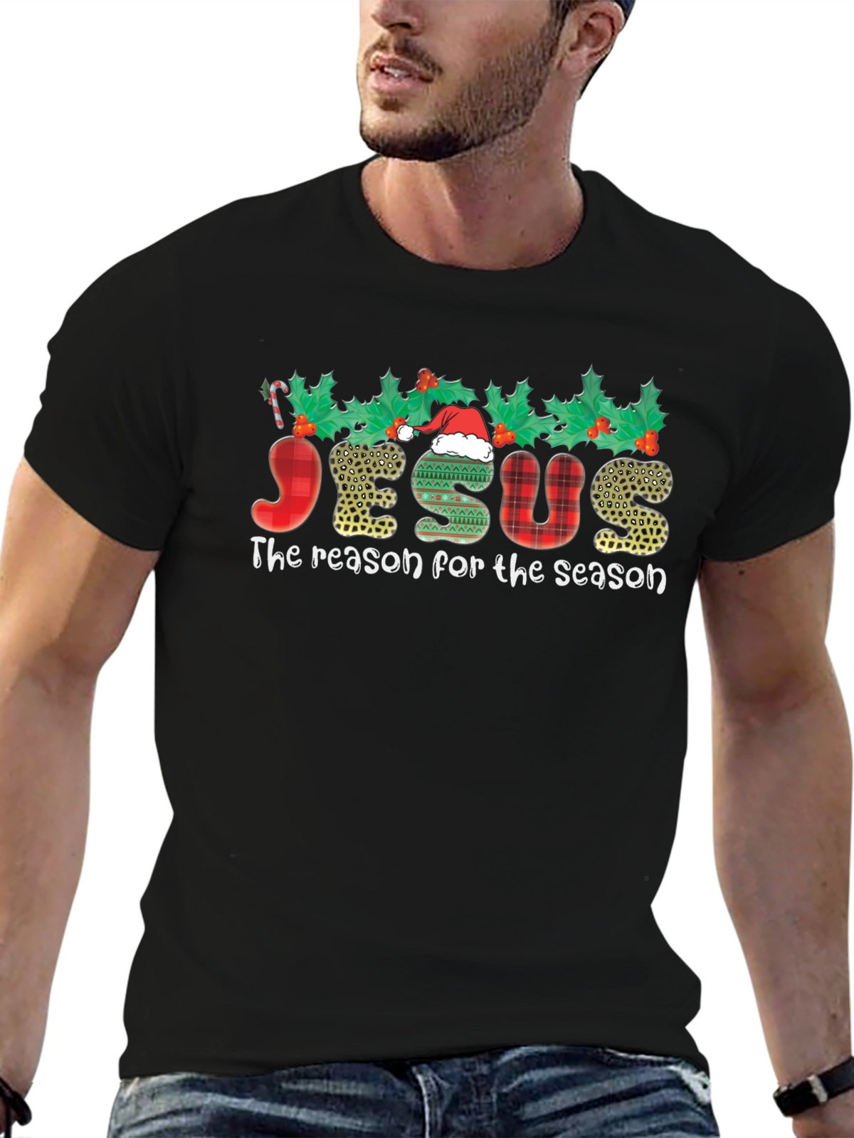 Jesus is the Reason Christmas Holiday T-Shirt