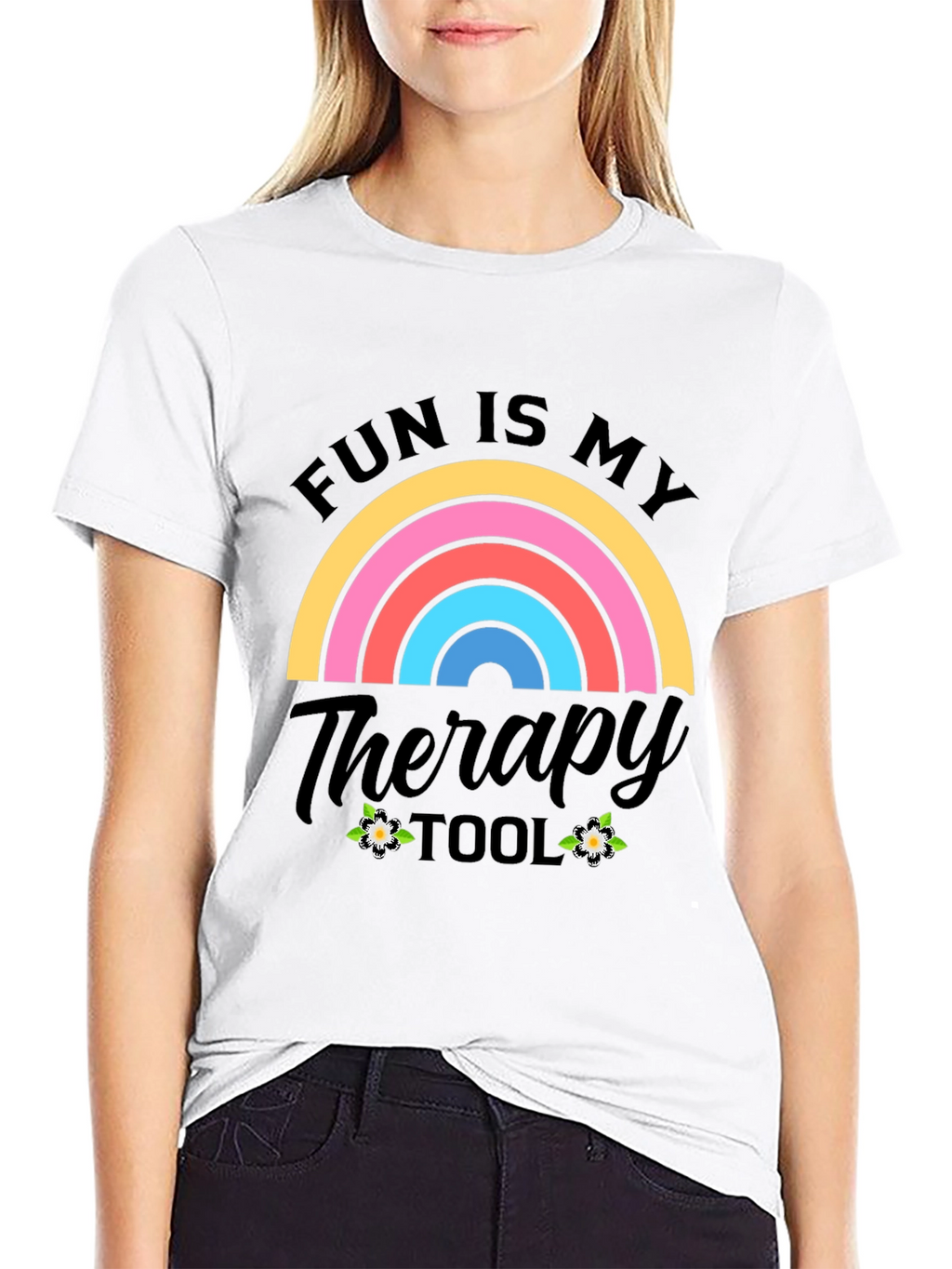 Fun Is My Therapy Tool Graphic T-Shirt