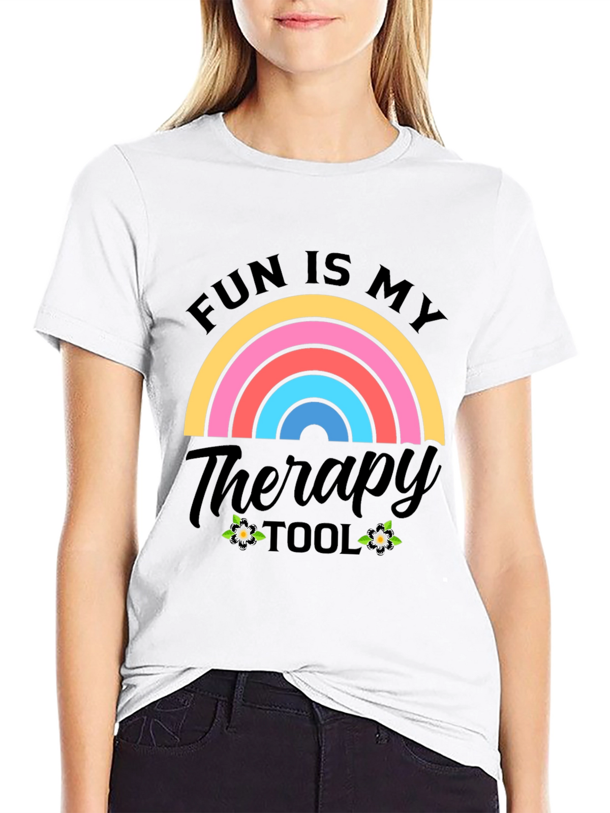 Fun Is My Therapy Tool Graphic T-Shirt